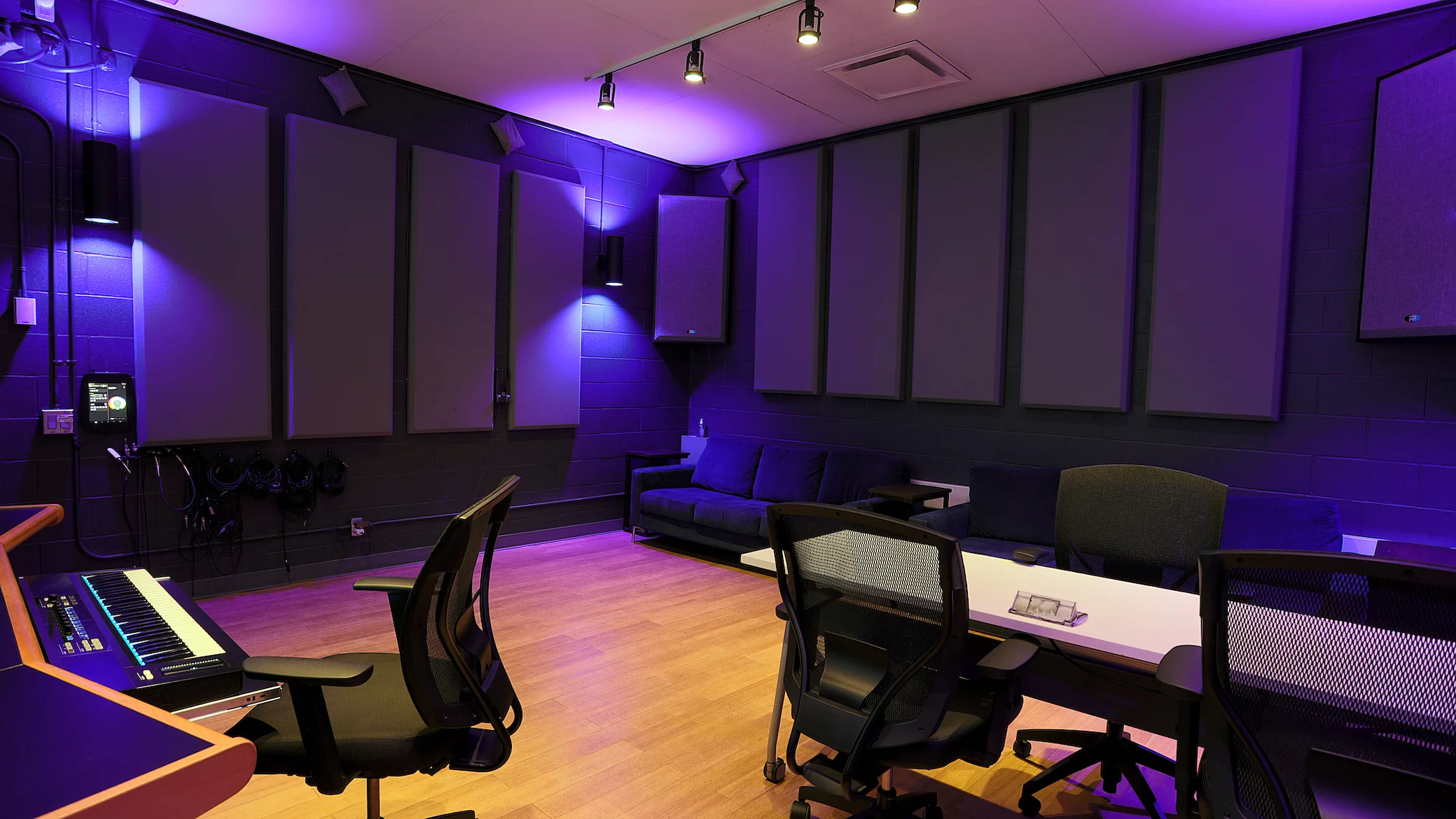 music production control room toronto