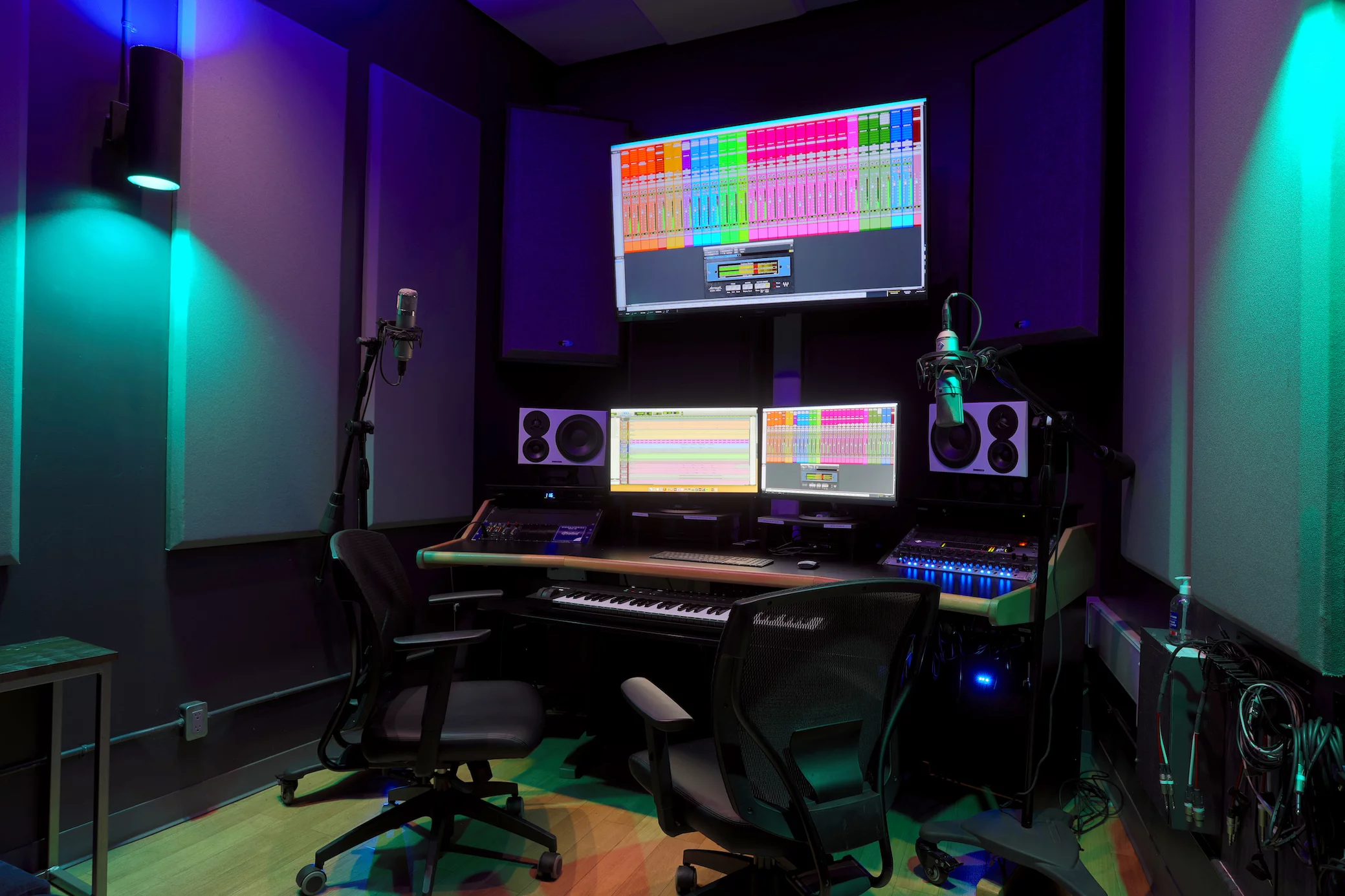 music production room in toronto